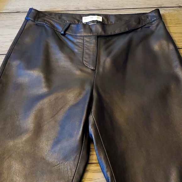 Leather Boot Cut Pants - Picture 3 of 10